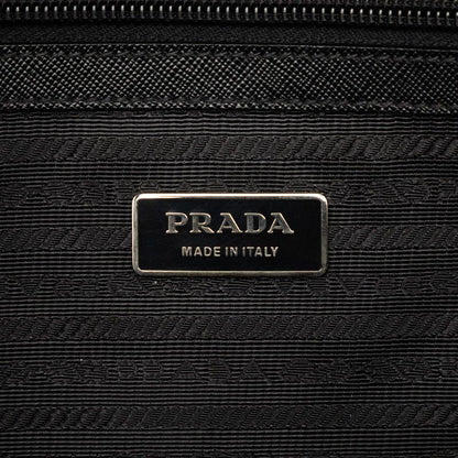 Prada Business Briefcase Black Nylon Leather — view 5