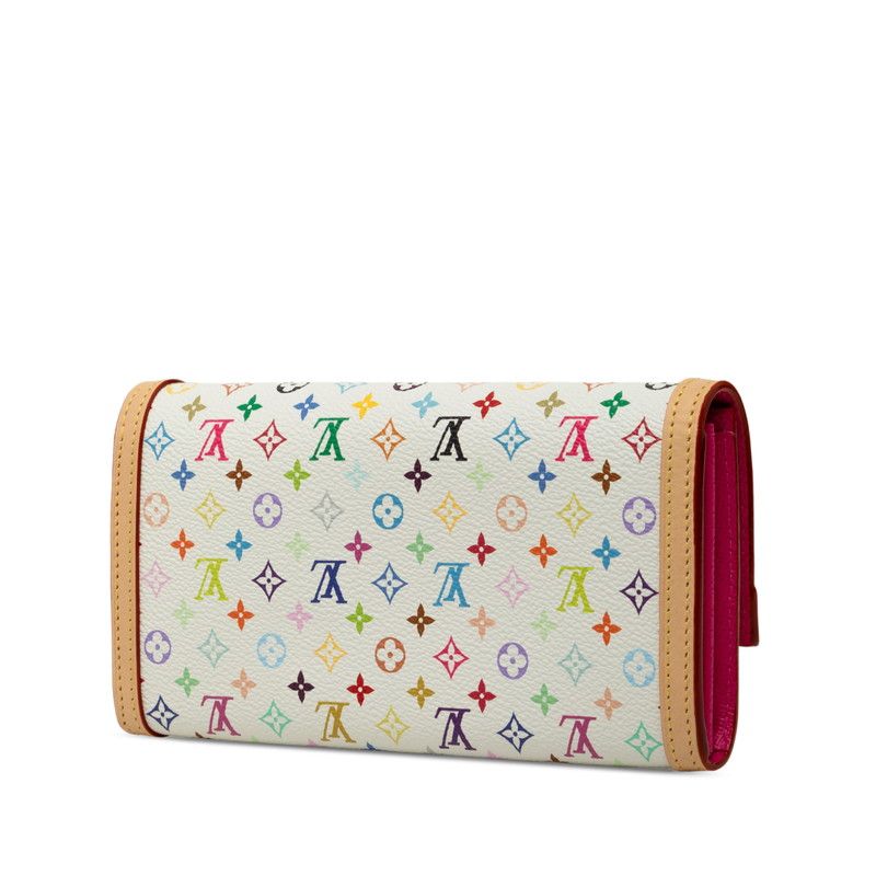 Louis Vuitton Takashi Murakami Monogram Multicolor Portefeuille Sarah NM Wallet — view 2