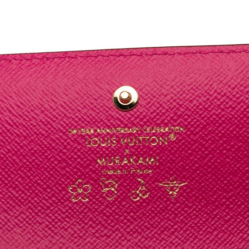 Louis Vuitton Takashi Murakami Monogram Multicolor Portefeuille Sarah NM Wallet — view 5