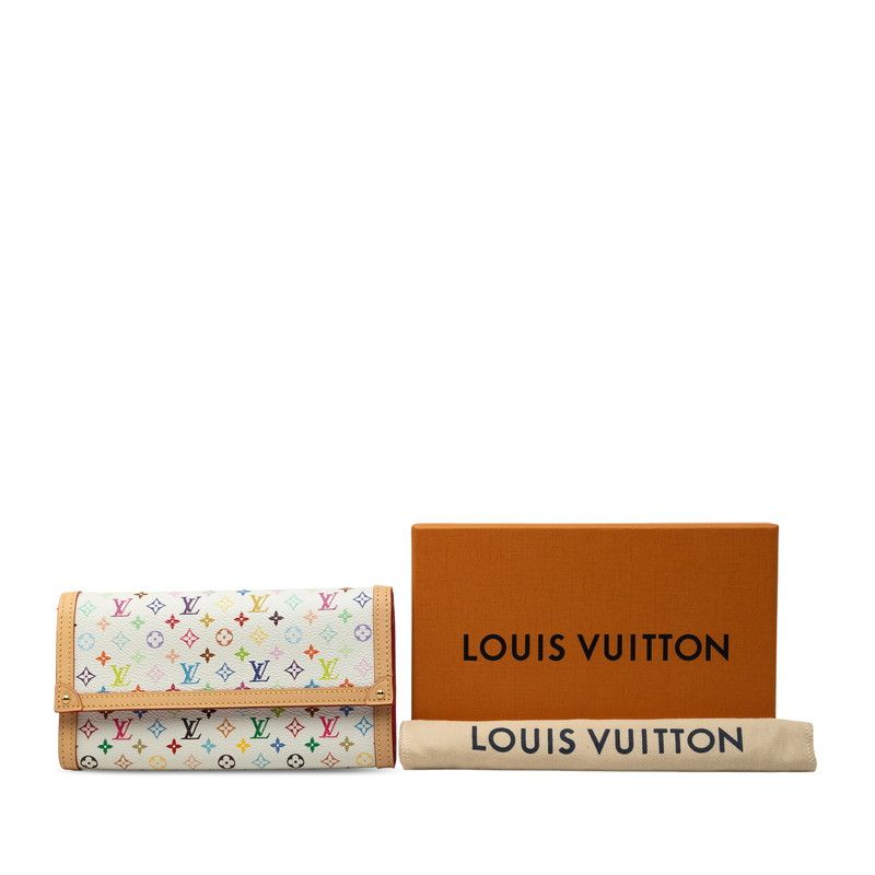 Louis Vuitton Takashi Murakami Monogram Multicolor Portefeuille Sarah NM Wallet — view 6