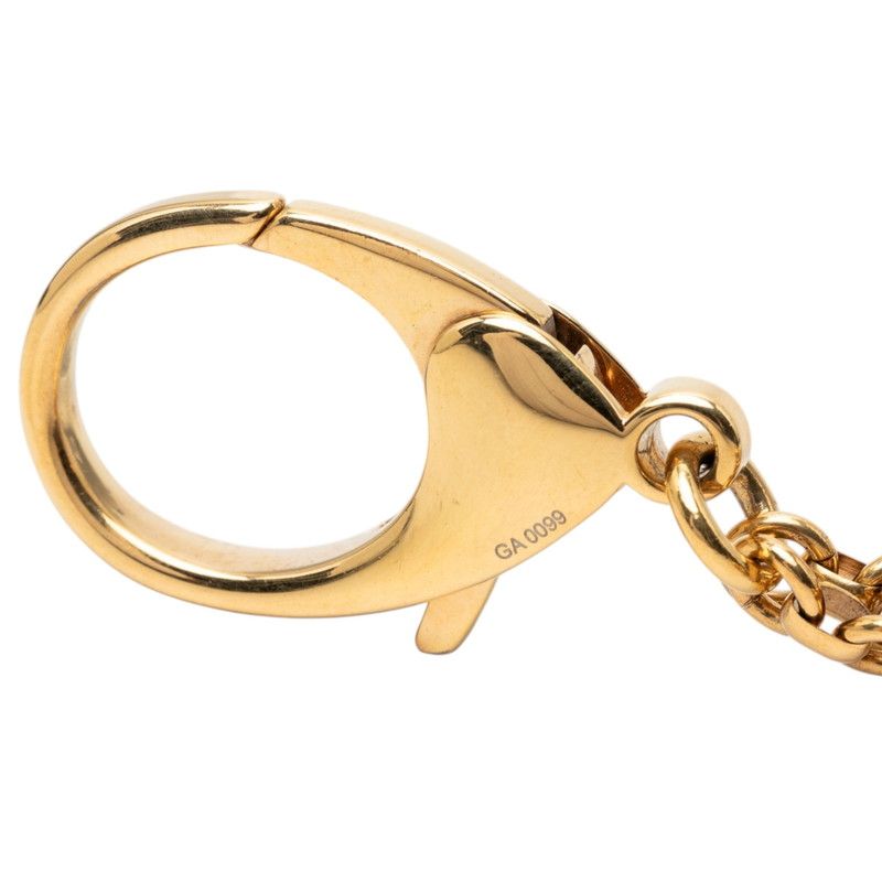Louis Vuitton Bijou Sac Glam Flower Reversible Bag Charm Key Holder Gold Pink — view 4