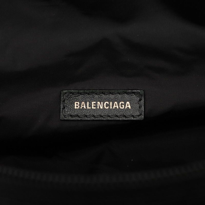 Balenciaga Wheels Logo Belt Bag Black Navy Nylon — view 5