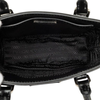 Prada 2-Way Shoulder Bag Black Leather — view 4