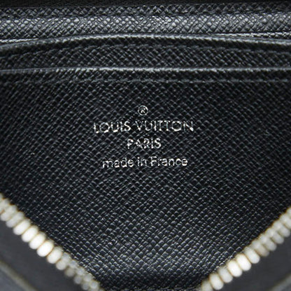 Louis Vuitton Damier Graphite Zippy Coin Purse Black Leather — view 8