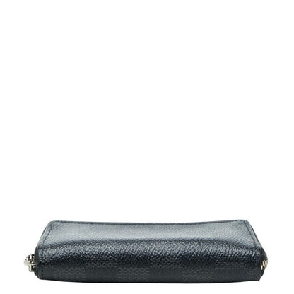 Louis Vuitton Damier Graphite Zippy Coin Purse Black Leather — view 3