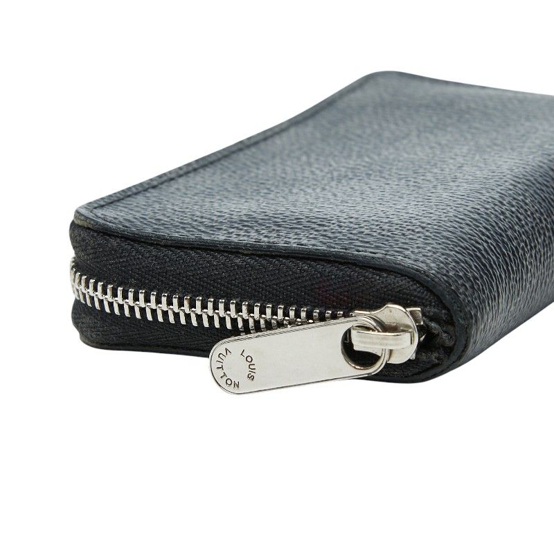 Louis Vuitton Damier Graphite Zippy Coin Purse Black Leather — view 5
