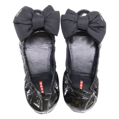 Prada Sport Patent Nylon Ribbon Flat — view 5