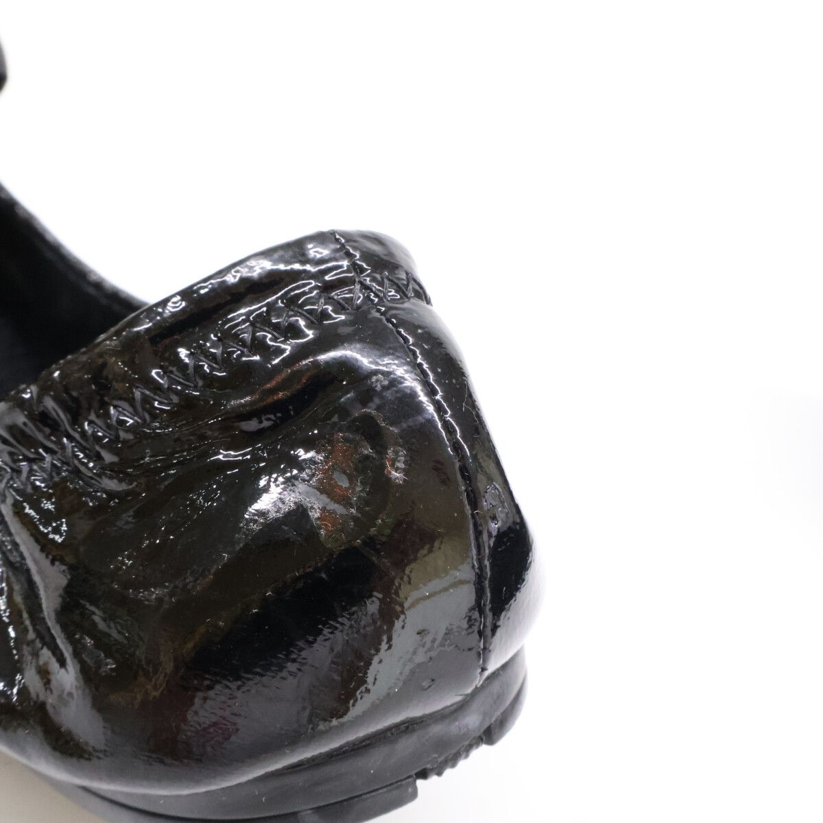 Prada Sport Patent Nylon Ribbon Flat — view 8