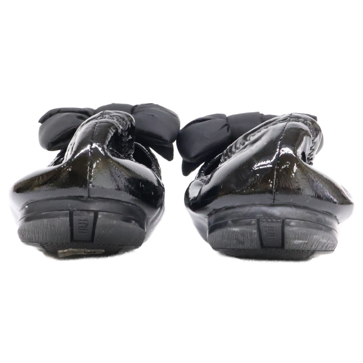 Prada Sport Patent Nylon Ribbon Flat — view 3