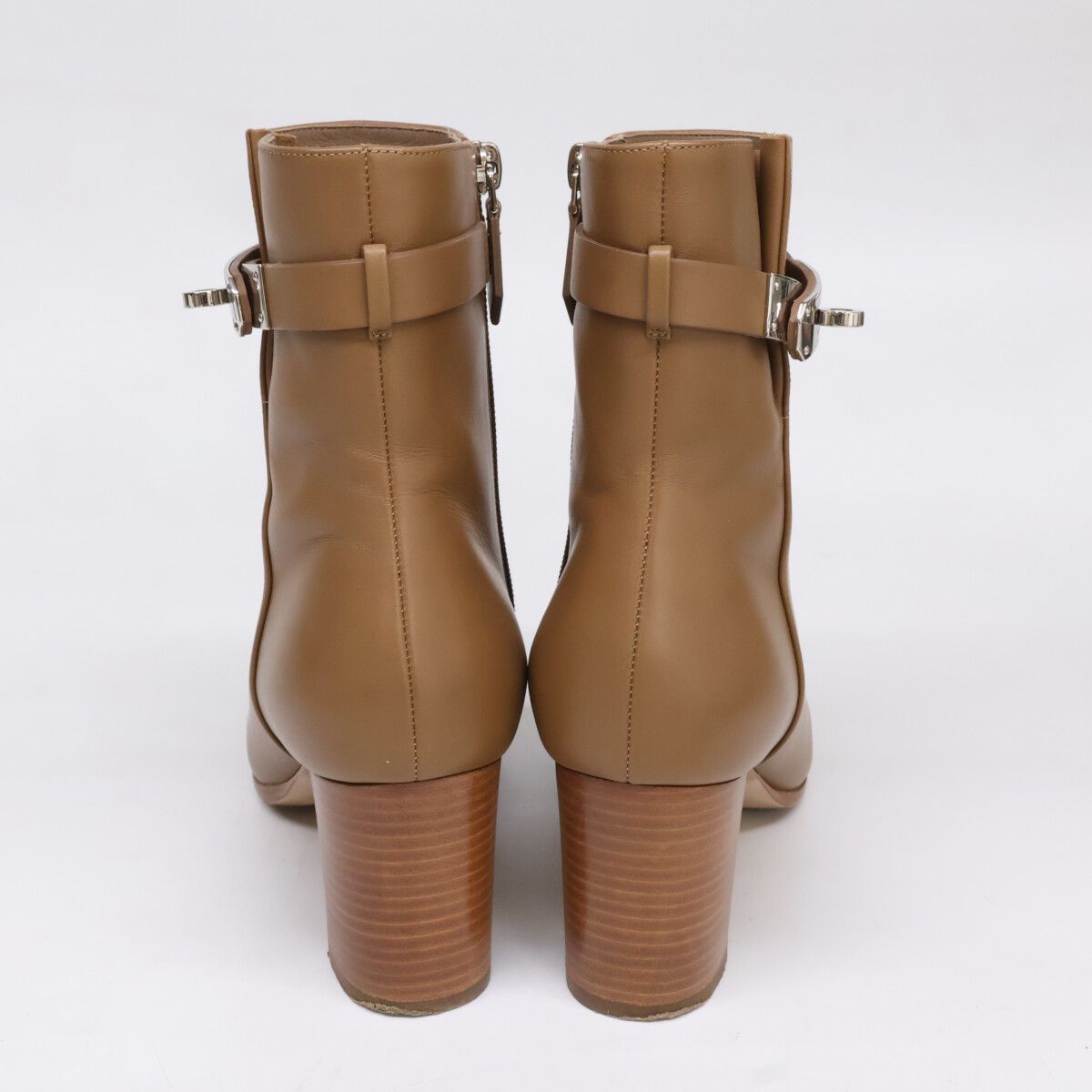 Hermes Saint Germain Kelly Leather Short Boots — view 4