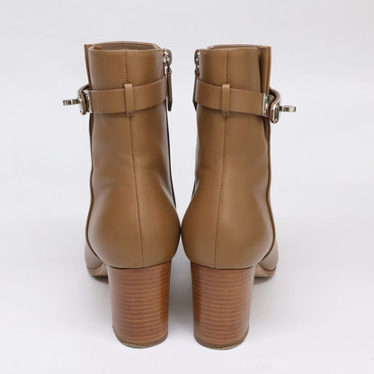 Hermes Saint Germain Kelly Leather Short Boots — view 4