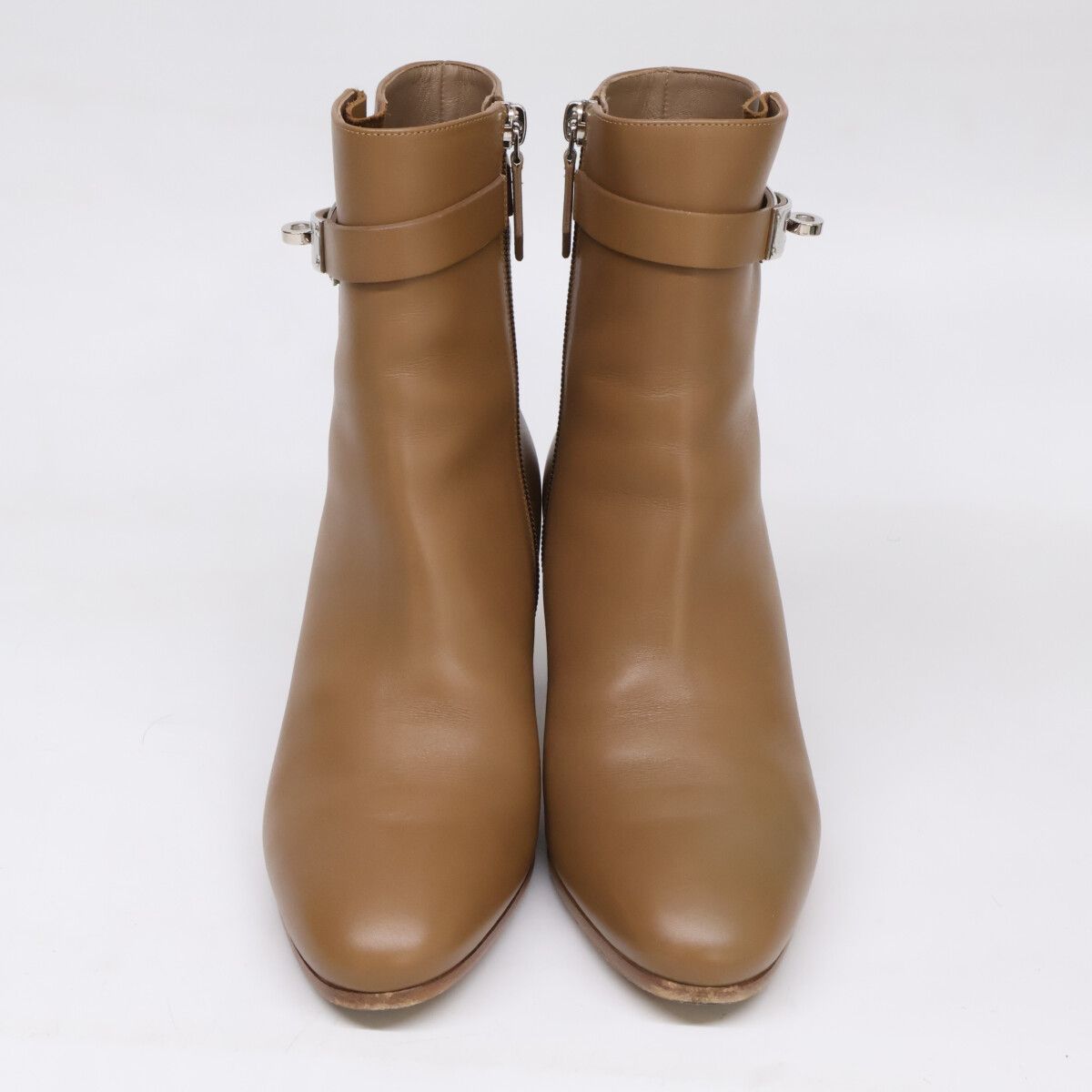 Hermes Saint Germain Kelly Leather Short Boots — view 2