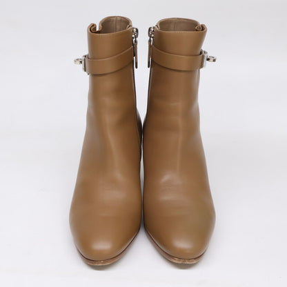 Hermes Saint Germain Kelly Leather Short Boots — view 2