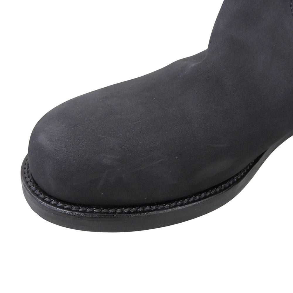 Hermes Side Zip Long Boots Black — view 3