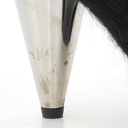 Louis Vuitton LV Logo Mohair Line Black Heels 34 — view 4