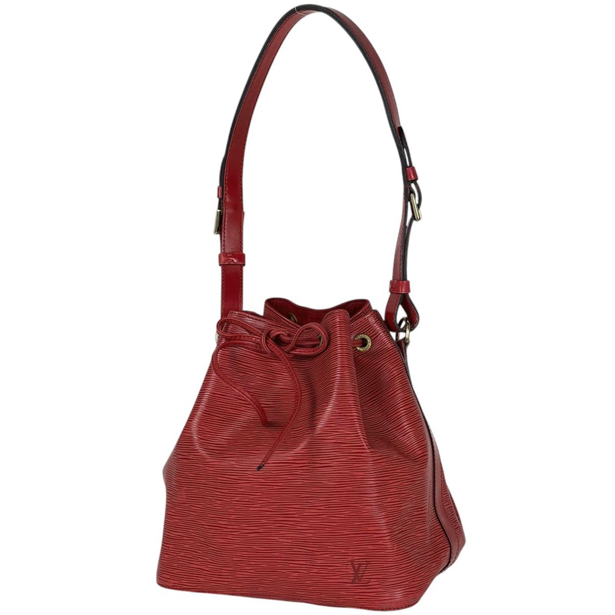 Louis Vuitton Petit Noe Shoulder Bag Drawstring Epi Castilian