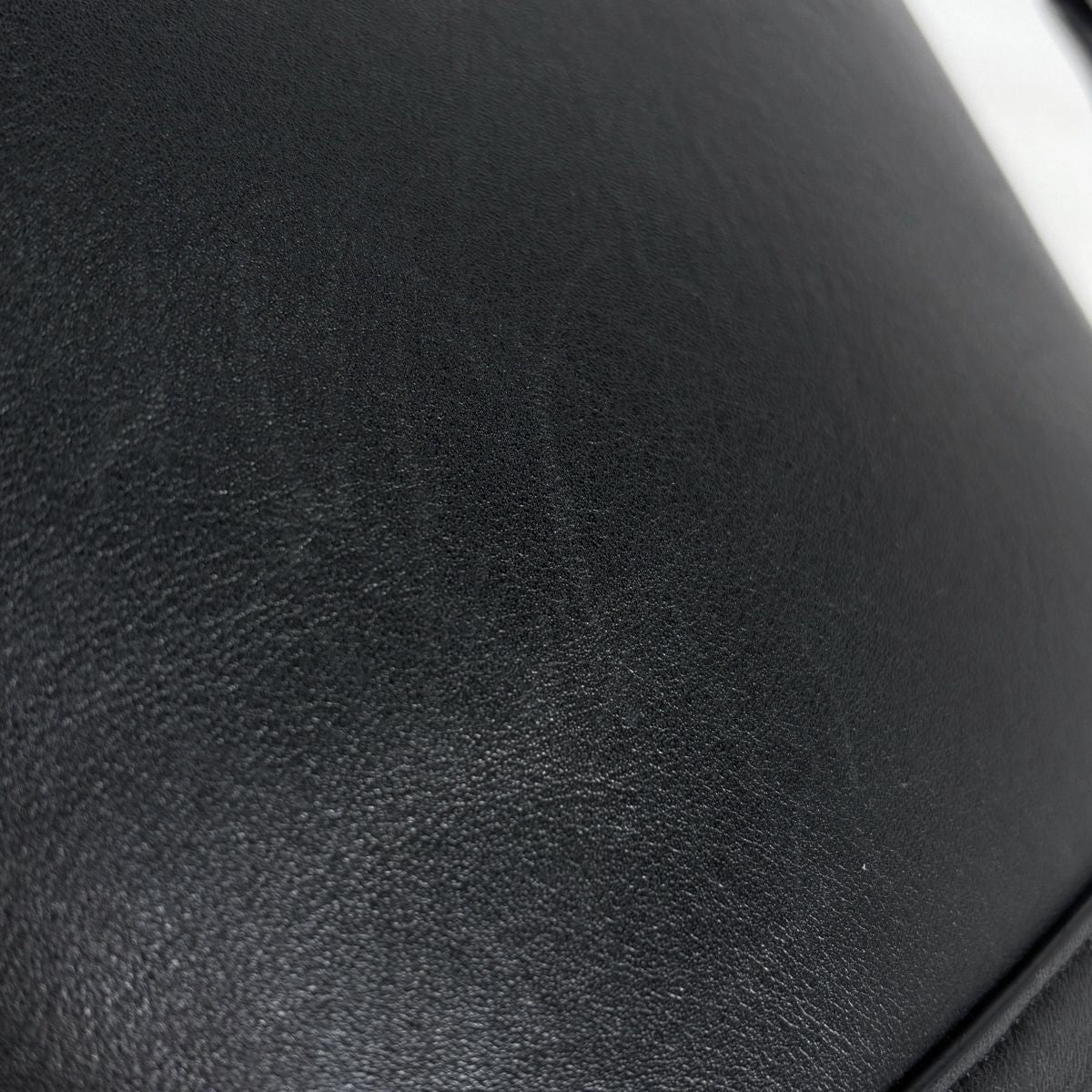 Celine Small Bucket Cuile Triomphe Shoulder Bag Leather Black — view 5