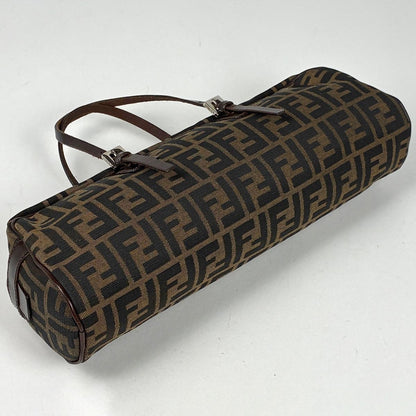 Fendi Handbag Zucca Pattern Canvas Brown — view 2
