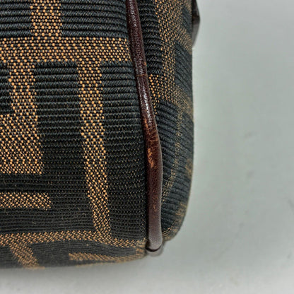Fendi Handbag Zucca Pattern Canvas Brown — view 3