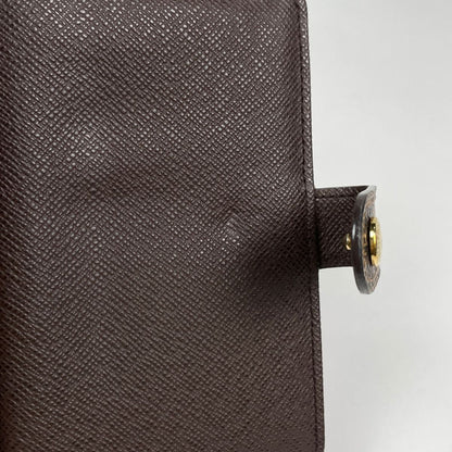 Louis Vuitton Porte-Monnaie Biet Viennois Bifold Wallet Kiss Lock Damier Brown — view 5