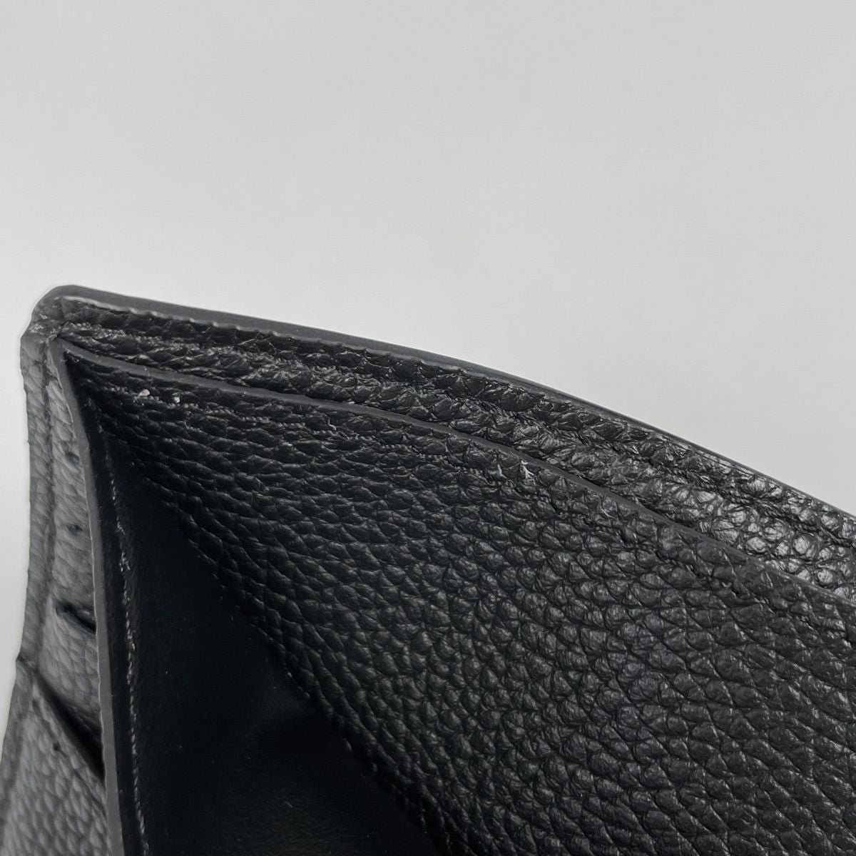 Louis Vuitton Portefeuille Calf Bifold Wallet Damoflage Leather Noir — view 4