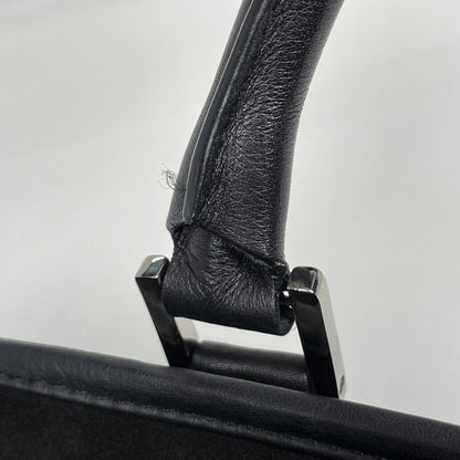 Loewe Handbag Amazona 28 Anagram Suede Black — view 5