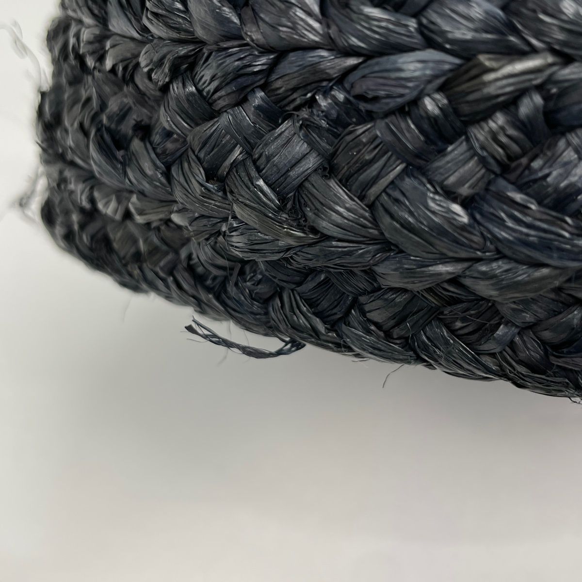 Saint Laurent Tote Pannier Small Basket Raffia Black — view 3