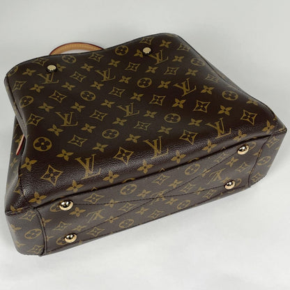 Louis Vuitton Montaigne MM Handbag 2-Way Monogram Brown — view 2