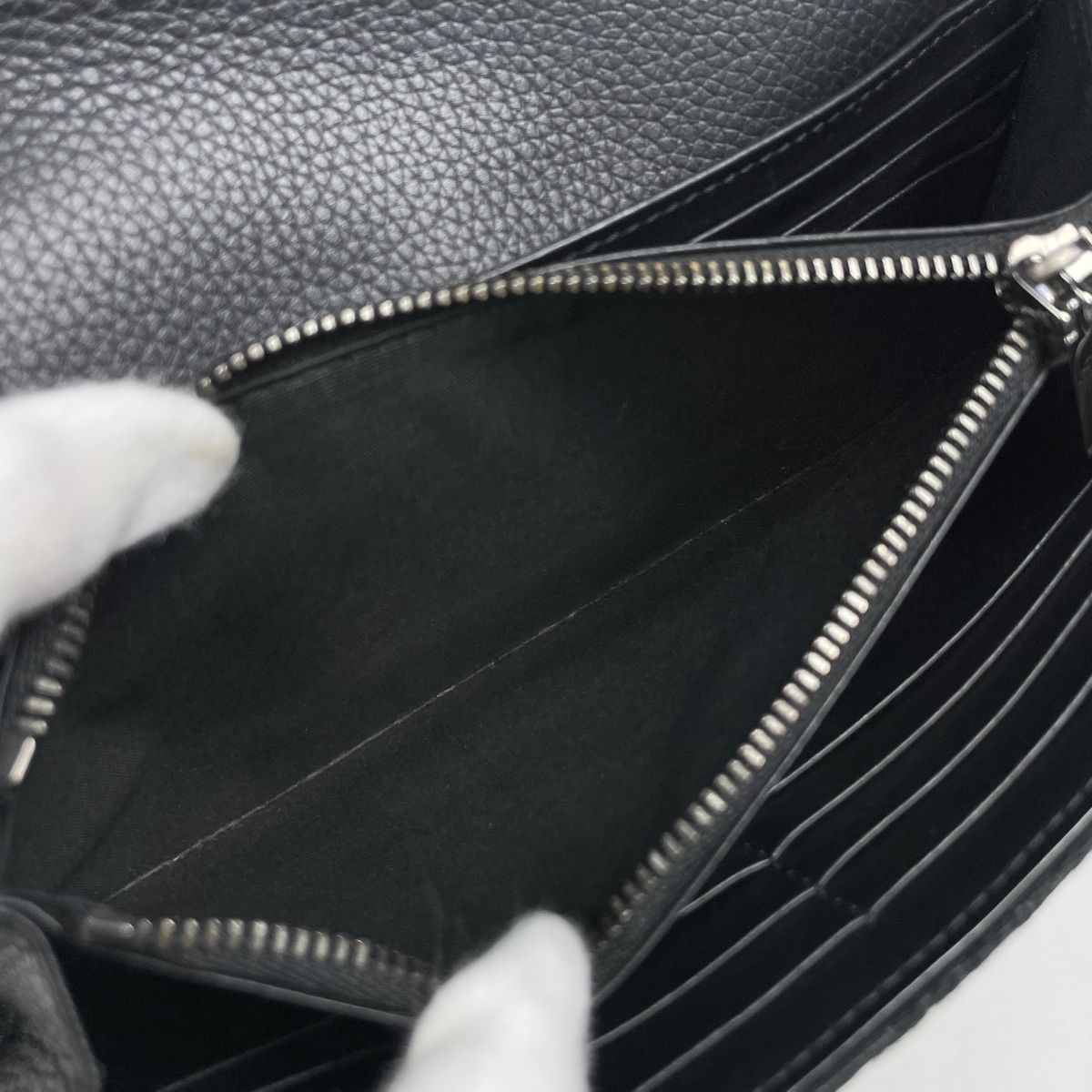Dior Saddle Long Flap Wallet Oblique Jacquard Cotton Black — view 7