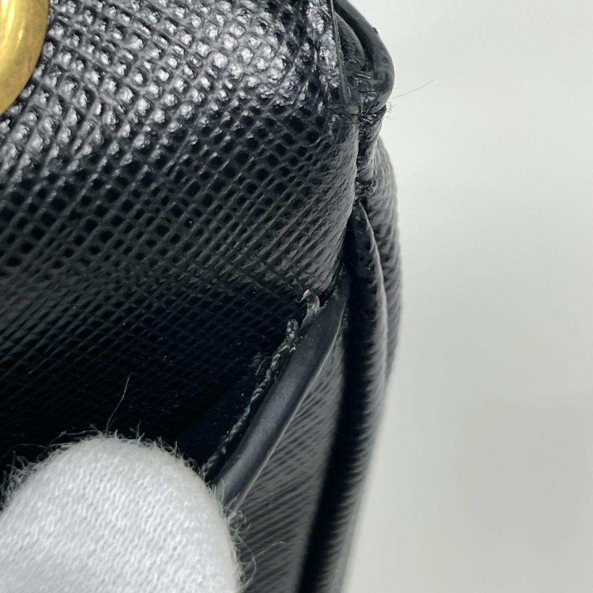 Prada Shoulder Bag Leather Black — view 6