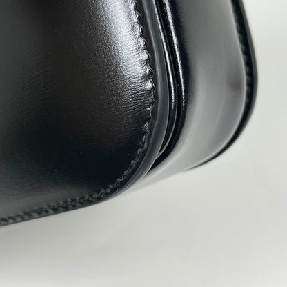 Celine Shoulder Bag Triomphe Leather Black — view 6