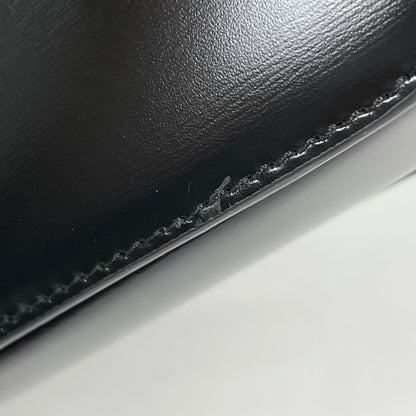 Celine Shoulder Bag Triomphe Leather Black — view 7