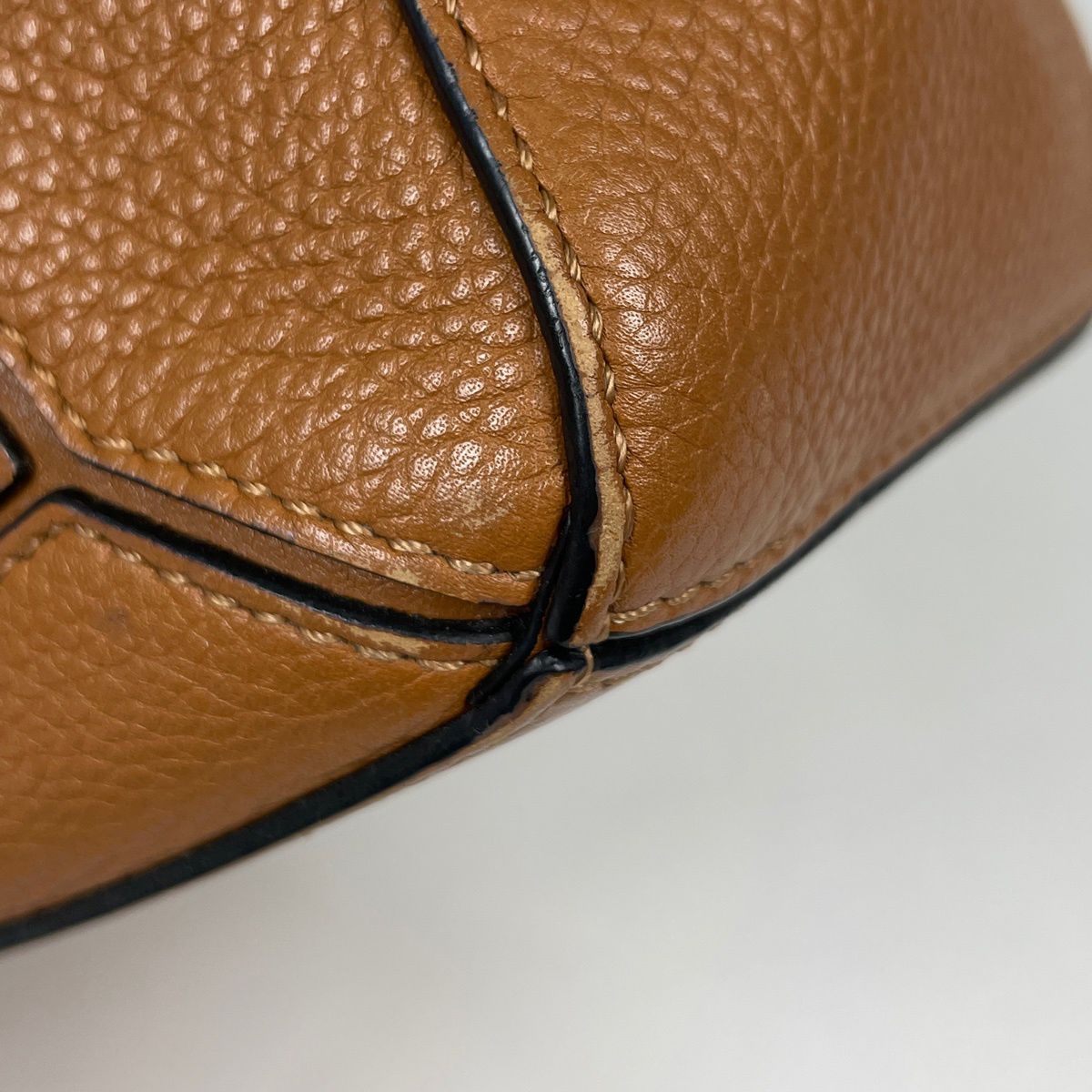 Loewe Puzzle Bag Small Handbag Anagram 2-Way Leather Brown — view 3
