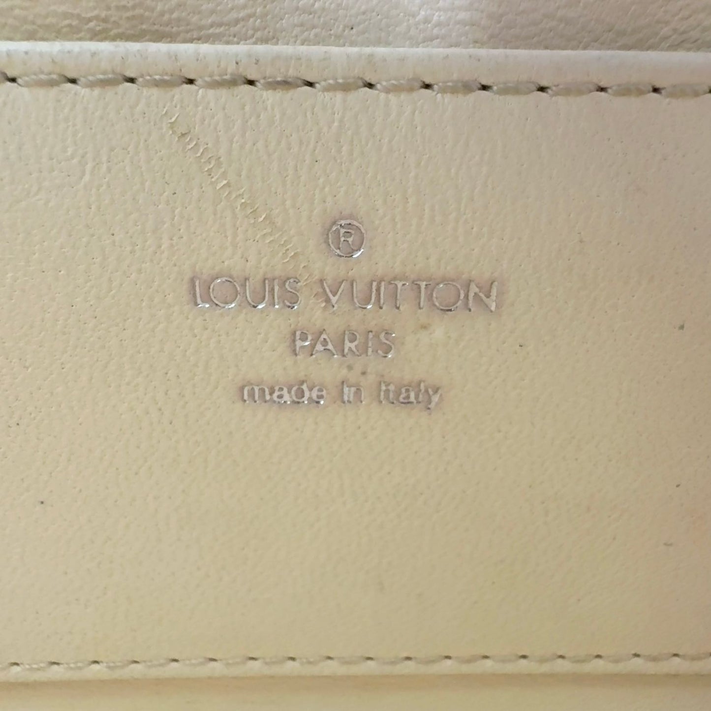 Louis Vuitton PM Lambskin Fur White Chain Shoulder Bag Silver — view 4