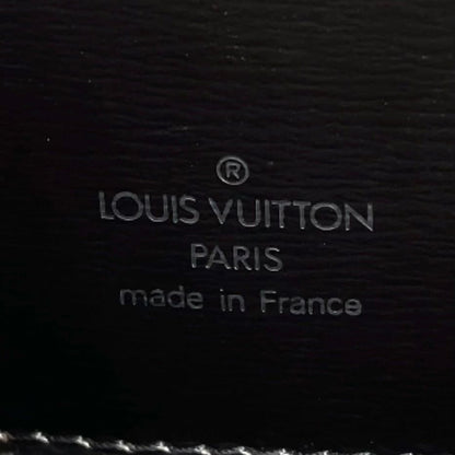 Louis Vuitton Cluny Epi Noir Leather Black Shoulder Bag Gold — view 4