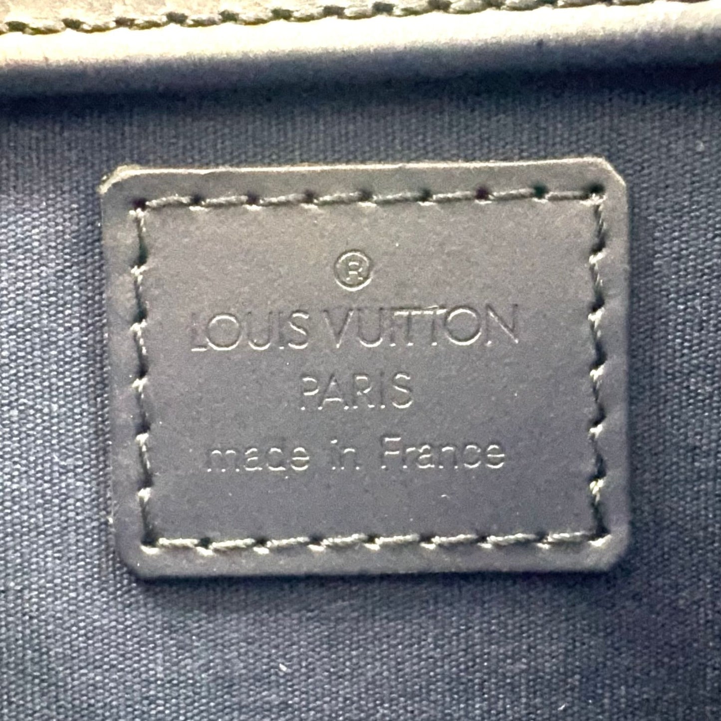Louis Vuitton Fowler Monogram Mat Noir Leather Yellow Brown Darkgray Handbag — view 4