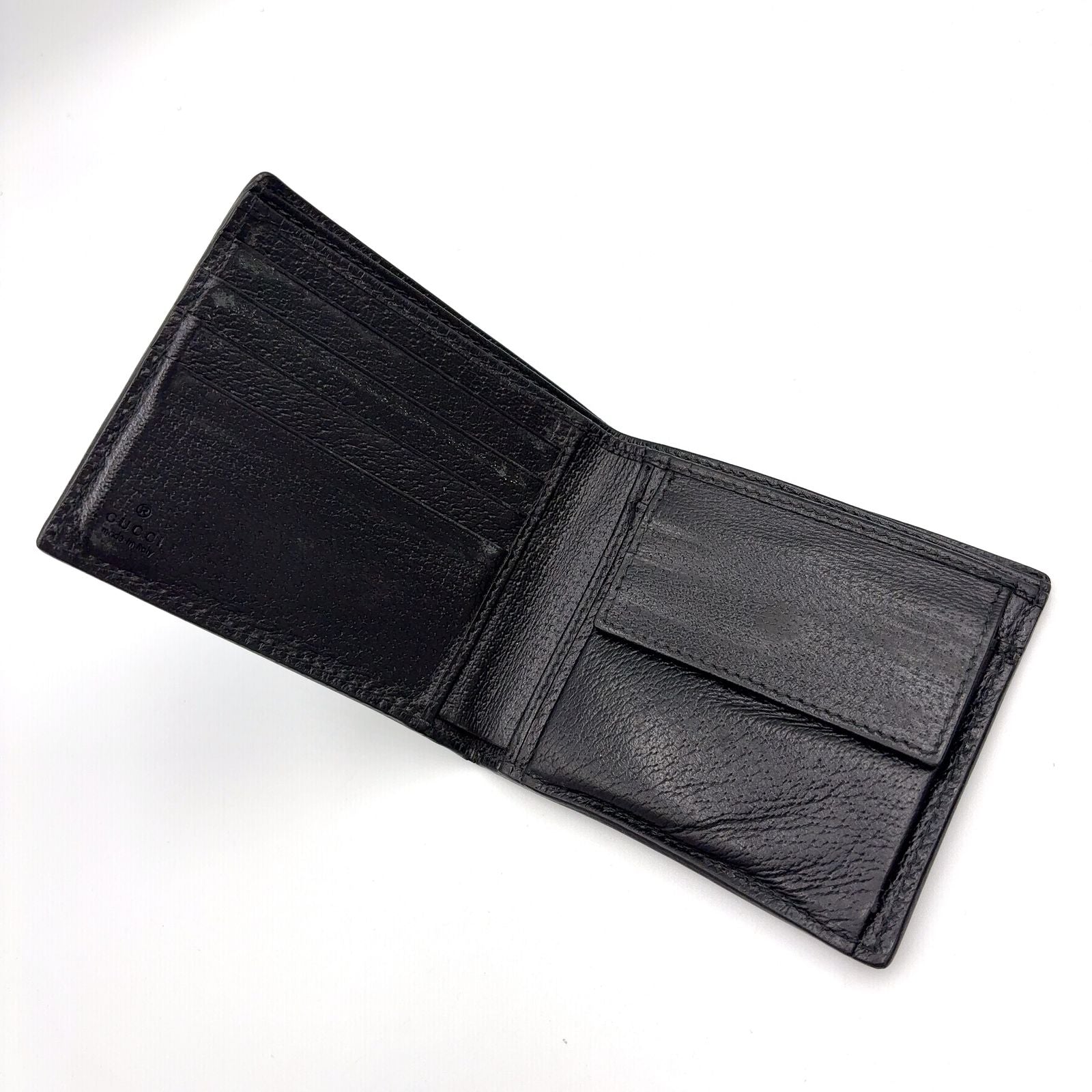 Gucci GG Marmont Leather Black Bi Foldwallet Wallet — view 3