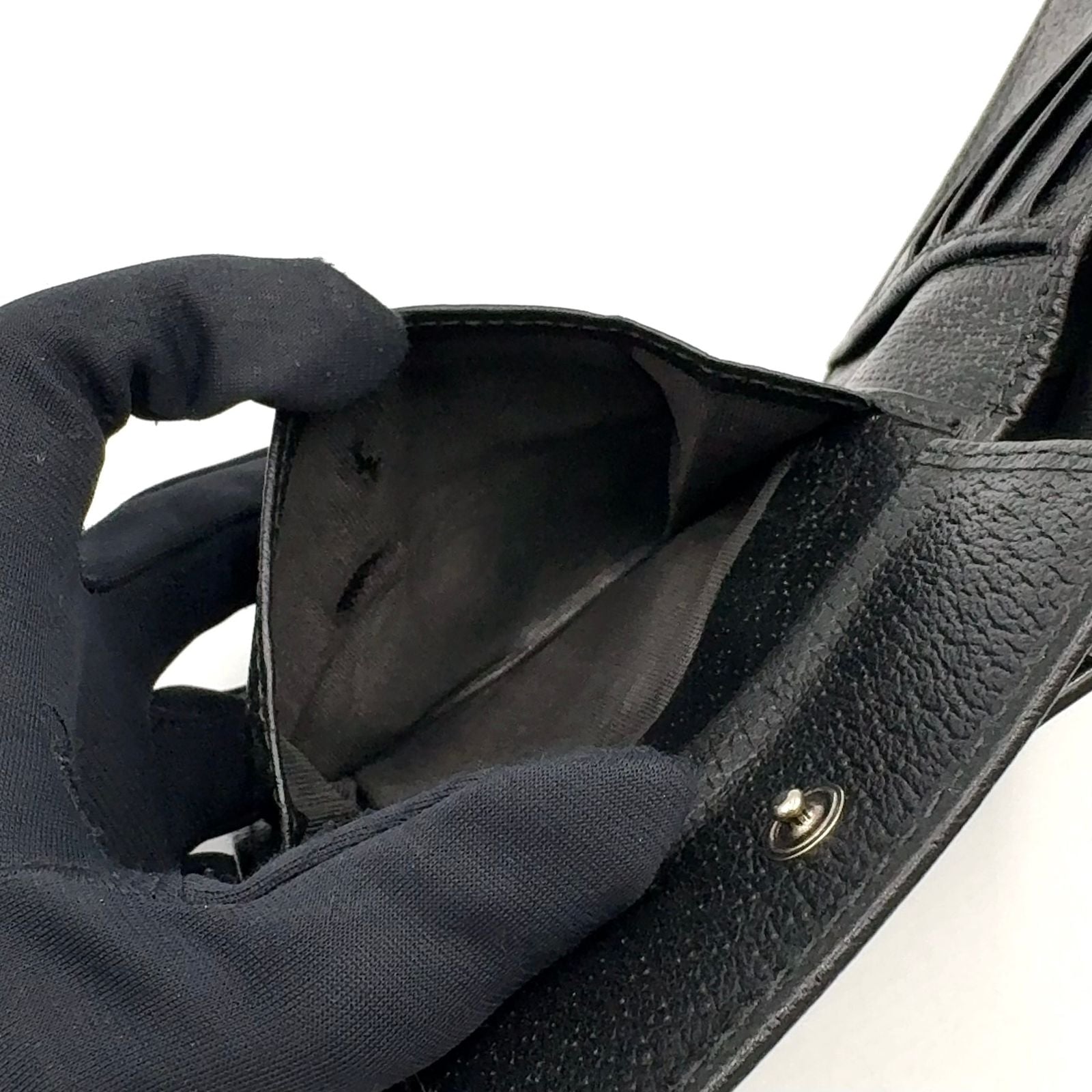 Gucci GG Marmont Leather Black Bi Foldwallet Wallet — view 7