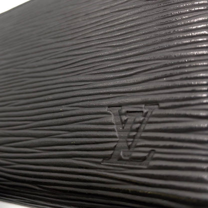 Louis Vuitton Portefeuille Clemence Leather Pink Black Wallet Silver — view 5