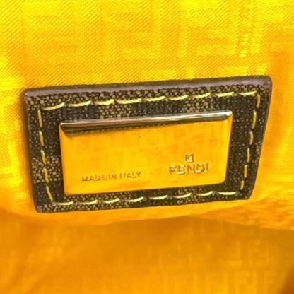 Fendi Zucca Brown Tote Gold — view 4