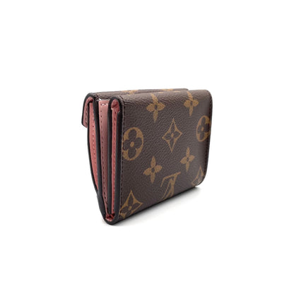 Louis Vuitton Portefeuille Correspondence Leather Brown Lightpink Tri Foldwallet — view 2