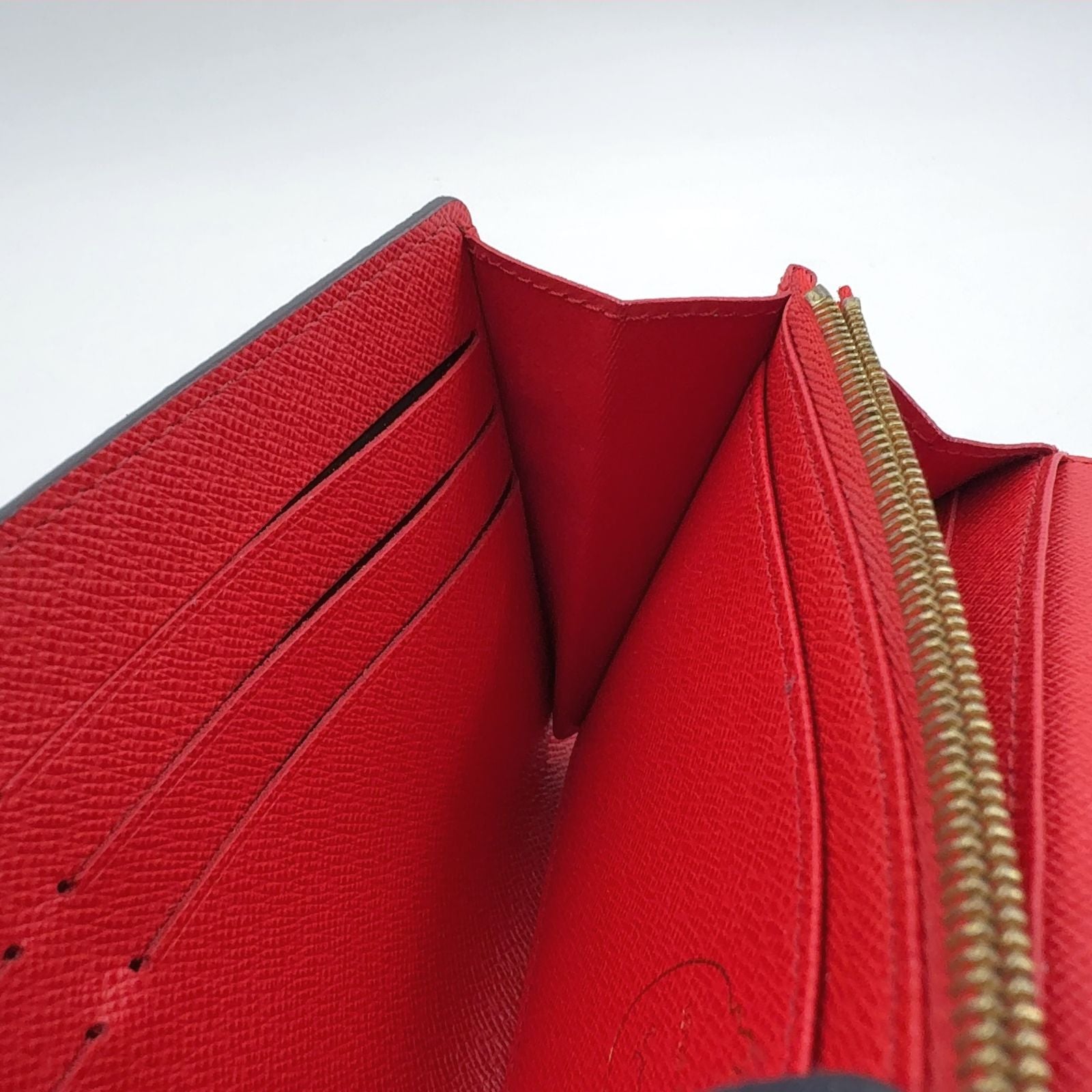 Louis Vuitton LV YK Portefeuille Sarah NM Correspondence Leather Brown Multicolo — view 7