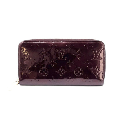 Louis Vuitton Zippy Wallet Monogram Vernis Amarante Leather Enamel Bordeaux