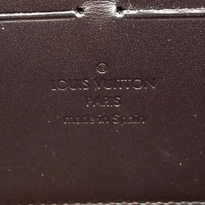 Louis Vuitton Zippy Wallet Monogram Vernis Amarante Leather Enamel Bordeaux — view 4