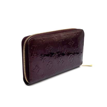 Louis Vuitton Zippy Wallet Monogram Vernis Amarante Leather Enamel Bordeaux — view 2