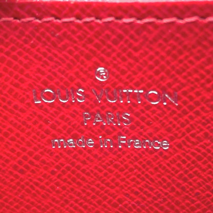 Louis Vuitton Zippycoin Purse Epi Fuchsia Leather Red Coin Case Silver — view 4