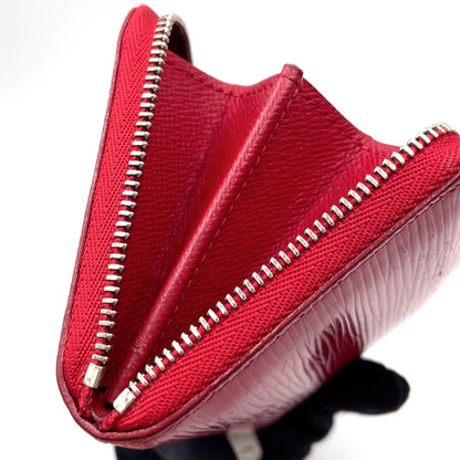 Louis Vuitton Zippycoin Purse Epi Fuchsia Leather Red Coin Case Silver — view 9