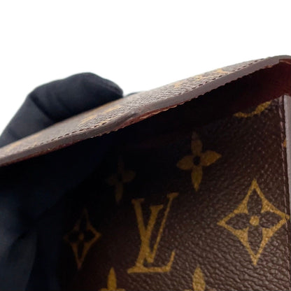 Louis Vuitton Envelope Carte de Visite Monogram Leather Brown Card Case — view 5