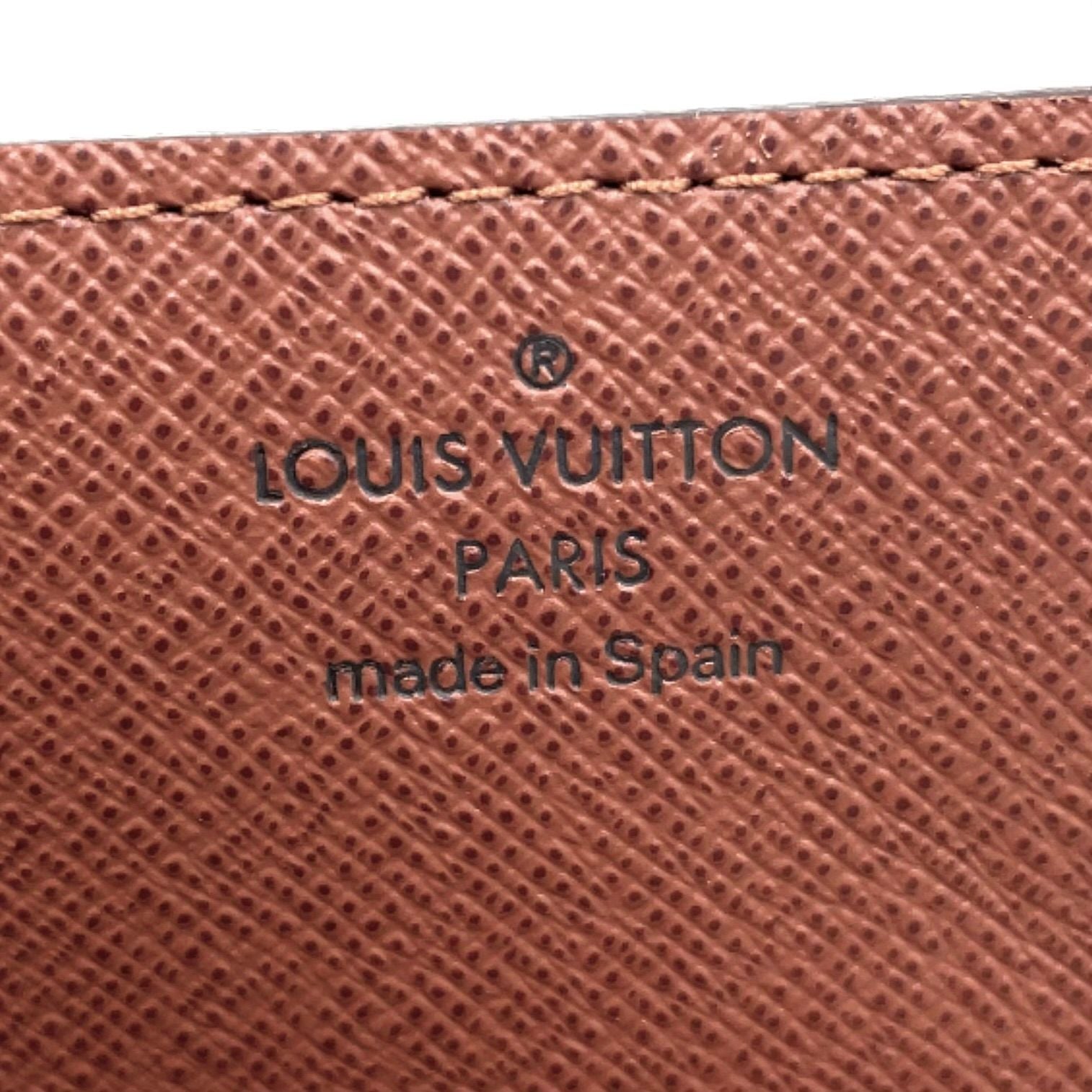 Louis Vuitton Envelope Carte de Visite Monogram Leather Brown Card Case — view 4