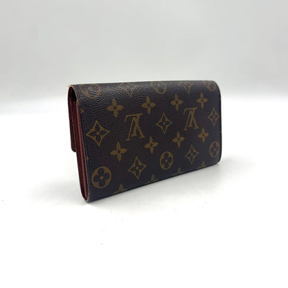 Louis Vuitton Porto International Monogram Leather Brown Tri Foldlong Wallet — view 2
